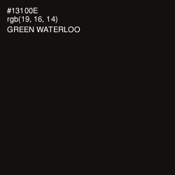 #13100E - Green Waterloo Color Image